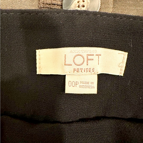 Loft Black Skort Size 00P - Picture 4 of 4